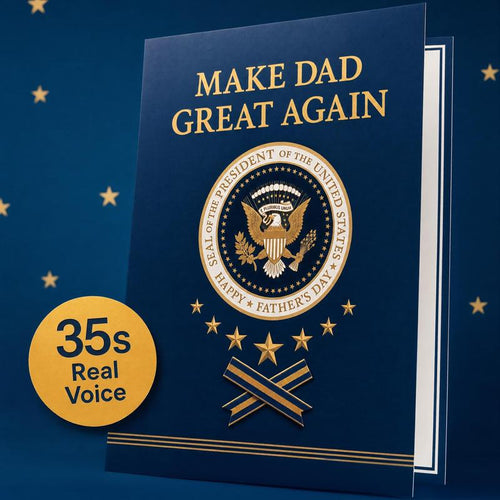 Premium Funny Fathers Day Card with Message.